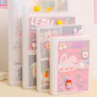 Multi-Size Transparent Frosted Photo Album Simple Waterproof Album Book with Buckle