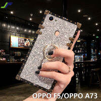 JieFie เคสป้องกันเต็มรูปแบบสำหรับ OPPO A73 / A93 / A74 / A91/A96เพชรระยิบระยับเคสโทรศัพท์สี่เหลี่ยม