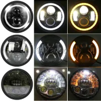 It is applicable to the front lamp of 7-inch motorcycle headlamp angel eye assembly modified by Honda CB400 hornet benali Benda