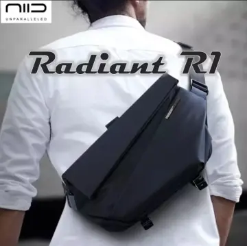 NIID Decode Men's Tech Backpack Large-capacity Shoulder Bag Large, Black |  eBay
