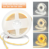 COB ไฟ LED Strip 12V 24V 320 Leds เทปริบบิ้นเชิงเส้น8มม. ความกว้างไฟ LED แบบยืดหยุ่น Strip สำหรับตกแต่งห้อง2700K 4500K 6000K *