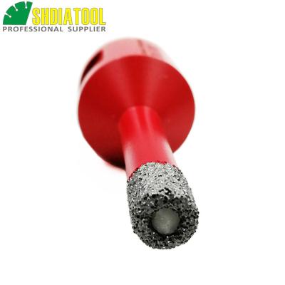 SHDIATOOL 2pcs M14 Diameter 8mm Vacuum Brazed Diamond Drilling Core Bits Dry Drilling Bits Diamond Drill Bit Hole Saw