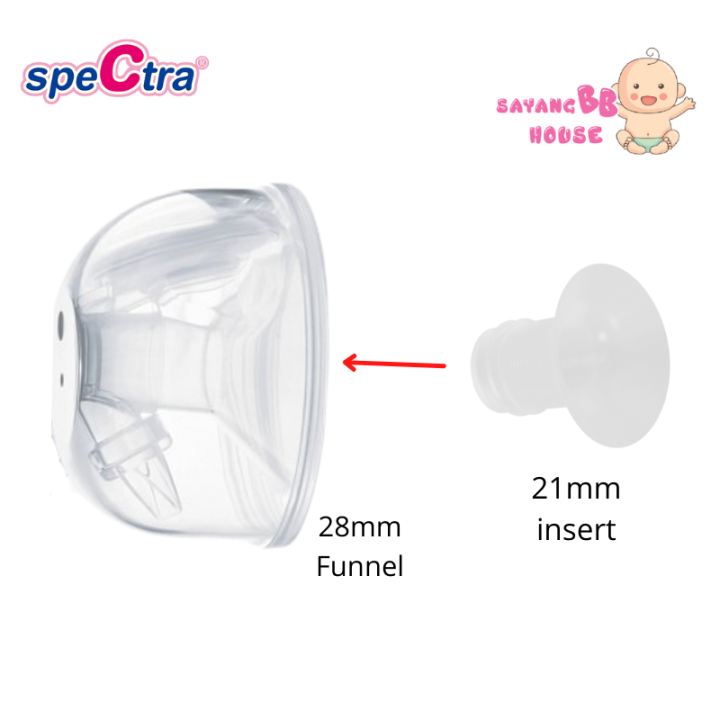 Insert 21mm for Handsfree Cup 24mm Flange Funnel Breast Pump