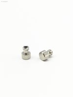 ┋ 1Piece Nickel Plated Brass Dispensing Female Luer Cap Metal Syringe Plug