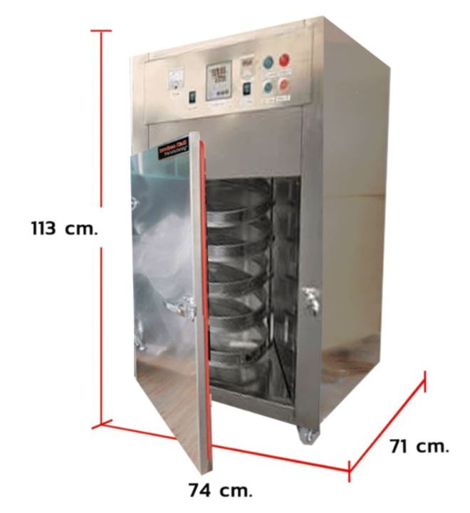 kitchenmallตู้อบลมร้อน-6-ถาด-แบบหมุน-ht-d6r-ผ่อน-0