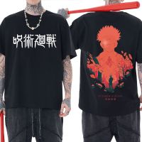 Cool Sukuna Territory จุ๋ยวรัทยา Kaisen เสื้อยืดแขนสั้นผู้ชายเวทมนตร์ต่อสู้อะนิเมะ Cal Tees มังงะ T เสื้อขนาดใหญ่