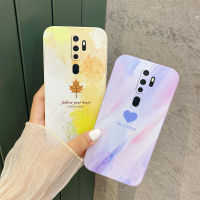 สำหรับ OPPO A9เคส2020ซิลิโคน TPU เคสโทรศัพท์ OPPOA9ฝาหลัง2020ทาสีปลอกอ่อน