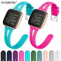 【lz】✳◄✱  Pulseira de relógio de silicone para Fitbit Versa Fitbit Versa 3 4 1 2 Fitbit Blaze Sense 1 2 pulseira bonito novo