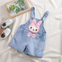 IENENS Summer 1PC Kids Baby Girls Body Suits Jumper Cotton Clothes Clothing Short Trousers Toddler Infant Boy Pants Denim Shorts Jeans Overalls Dungarees Jumpsuits 1 2 3 Years