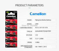 [ฟรี shipg] camelion 2ชิ้น1.5โวลต์ปุ่มเซลล์แบตเตอรี่ LR44ลิเธียมเหรียญแบตเตอรี่ A76 AG13 G13A LR44 LR1154 357A SR44