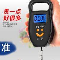 特易手提秤家用便携式高精度弹簧手持秤50kg小型计算卖菜快递称重