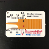 FUYU เครื่องมือวัด0-20มม.ตัวบ่งชี้รถอัตโนมัติยางอ่าน depthometer หน้าวัดความลึก