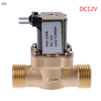 JIA G1/2 brass Electric Solenoid Valve DC 12V 24V AC220v สำหรับเครื่องทำน้ำอุ่นพลังงานแสงอาทิตย์