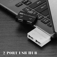 Mini 2 Port Usb2.0 Hub Charger Hub Adapter Usb Splitter For Phone Tablet Computer 5V For Iphone Ipad White Black 480mp USB Hubs