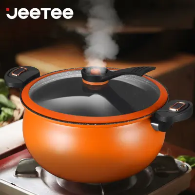 JEETEE 28CM large capacity pressure cooker non-stick multifunctional pressure cooker soup pot
