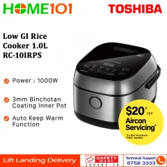 Toshiba 1.0L Digital Rice Cooker RC-10DR1NS