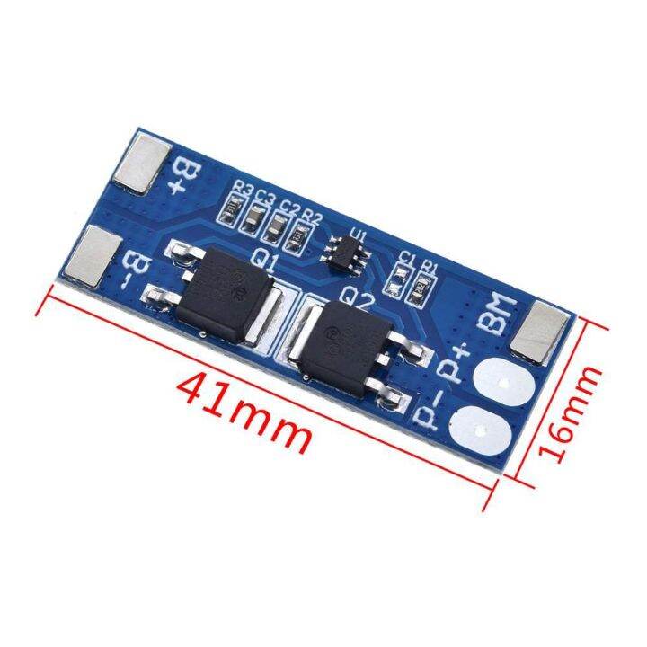 djrgs-li-ion-bms-8a-lipo-ลิเธียมเซลล์7-4v-8-4v-2s-แผ่นป้องกันปกป้องแบตเตอรี่-bms-pcb