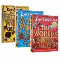 David Walliams The Worlds Worst Children 3 books set full-color paperback English book for children