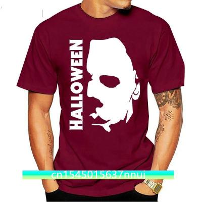 Retro T Shirts Halloween Michael Myers And Drips T Shirt Scary Movie Horror Youth Tees Cotton Tees Comfortable Man