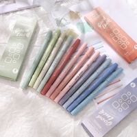 4 Pcs/set Ins Gradient Writing Marker Pen Smooth Double-ended Highlighter Set DIY Creative Student Supplies Stationery