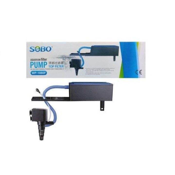 SOBO Aquarium filter Pump Top Filter WP1880F Lazada