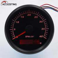 ใหม่ล่าสุด85มม. Tachometer 3000RPM 6000RPM 7000RPM 8000RPM Tachometer สีแดงสำหรับรถเรือ Marine RV Camper เครื่องยนต์