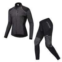 Women Men Cycling Jersey Suit Set Bicycle Riding Shirt Pants Leggings