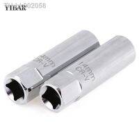 ✉ 14mm Spark Plug Socket Removal Installation Wrench Magnetic Removal Tool Thin Wall 3/8 Drive Silver