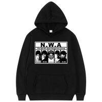 ฮิปฮอปมีฮู้ด N.W.A ที่อันตรายที่สุดในโลกกลุ่มน้ำแข็งก้อน Mc Ren Eazye Yella Dr.dre เสื้อฮู้ดลายกราฟฟิกเสื้อผ้าผู้หญิงผู้ชาย