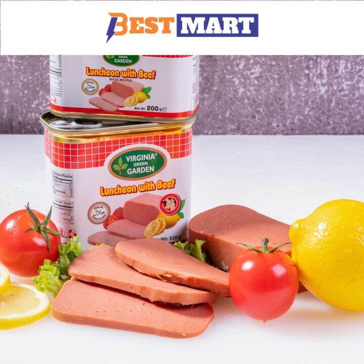 Virginia Garden Beef Chicken Luncheon Meat (200g340g) Lazada