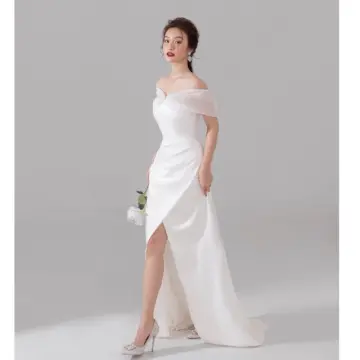 Đầm váy nữ trắng bẹt vai ngực tay phồng Mới 100%, giá: 250.000đ, gọi:  0938202228, Huyện Bình Chánh - Hồ Chí Minh, id-e9b71700