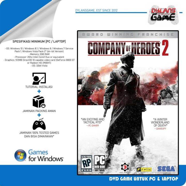 Company of Heroes 2: Master Collection - Kaset Game PC - Game Laptop ...