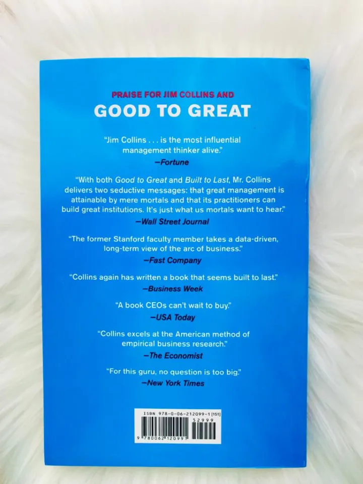  Great by Choice: Uncertainty, Chaos, and Luck-Why Some Thrive  Despite Them All (Good to Great, 5): 9780062120991: Collins, Jim, Hansen,  Morten T.: Books