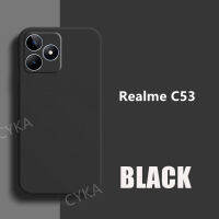 ฝาปิดขายดีที่สุดผิวสัมผัสซิลิโคนเหลว TPU แบบนิ่ม RealmeC53เคสโทรศัพท์ Realme เลนส์2023