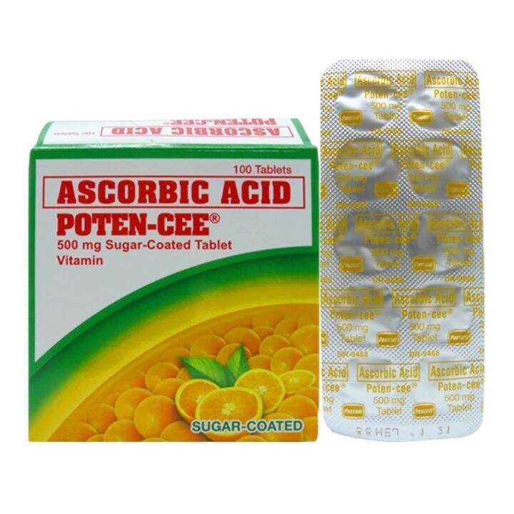 HOT (COD) kfgkzf4220xm93 Potencee Ascorbic Acid 500mg VIT C Vitamin C