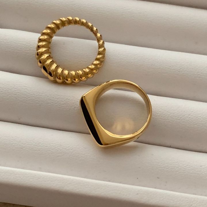 bemet-mini-croissant-mini-square-ring-แหวน
