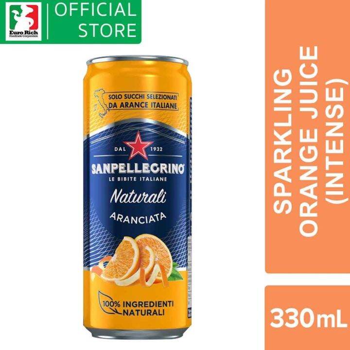 San Pellegrino Sparkling Orange Juice (Intense) 330ml Lazada PH