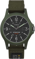 Timex Mens Expedition Acadia Solar-Powered 40mm Watch Green