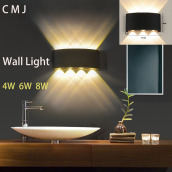 Đèn Tường Đèn LED Ốp Tường Trong Nhà 4W 6W 8W Kiểu Bắc Âu Hiện Đại Cho