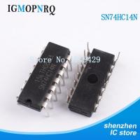 SN74HC14หก IC 20ชิ้น/ล็อตจุ่ม74HC14อินเวอร์เตอร์ DIP-14 Schmitt ทริกเกอร์ไฟฟ้า