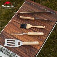 Naturehikeแกดเจ็ตบาร์บีคิวCampingกลางแจ้งปิกนิกบาร์บีคิว4ชิ้นชุด