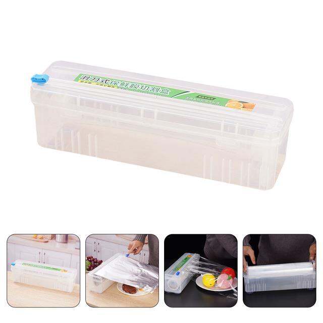 plastic-wrap-food-slide-plastic-food-two-way-home-cling-film-aluminium-foil-dispenser-wall-holder