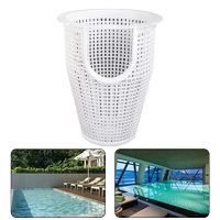 1 PCS Swimming Pool Pump Filter Basket Strainer Basket Replacements White Plastic for Pentair WhisperFlo IntelliFlo 070387 B-199