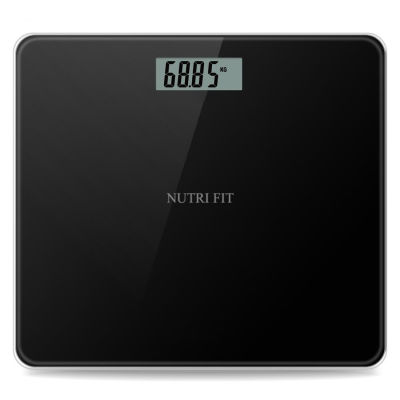 NUTRI FIT Digital Bathroom Scale for Body Weight, Bath Scale for Accurate Weight Watching with Large LCD Display, Most Accurate for The Elderly Safe Home Use, 330 lbs BMI Scale Limited Edition