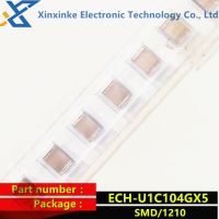 10PCS ECHU1C104GX5 Thin Film Capacitor 0.1uF 16VDC 2  PPS FILM 1210 ECH-U1C104JX5 CBB Polyester Capacitor New Original Genuine