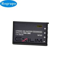 【✔】 RedWa MALL 700MAh Li-Ion NP-20กล้องสำหรับ CASIO Exilim EX-M1 M2 Z3 Z4 S1 S2 S3 S4 S100 Z8 Z40 Z65 Z70 Z75 S20 S770 EX-S880