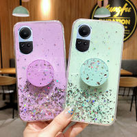 เคสโทรศัพท์สำหรับ Oppo Reno10 5G เคสมือถือ OPPO Reno 10 / 10 Pro / 10 Pro + แวววาวกรอบซิลิโคนนิ่มแวววาวแวววาว Reno 10Pro Plus พร้อมที่จับ