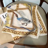 ❀❣◕ Luxury Brand Silk Square Scarf Women Foulard Bandana Horse Print Neck Scarf Hairbands 70cm Shawls Wraps Bufanda 2022 Spring