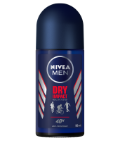 Nivea roll on for men dry impact [50ml.] นีเวีย ดิโอ โรลออน ดราย อิมแพค