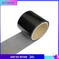 XU HOME ชุดซ่อมหน้าจอ3ชั้น2 "X 196" Black หน้าจอหน้าต่างประตูหลุมซ่อมแซมน้ำตาเทปตาข่ายเต็นท์